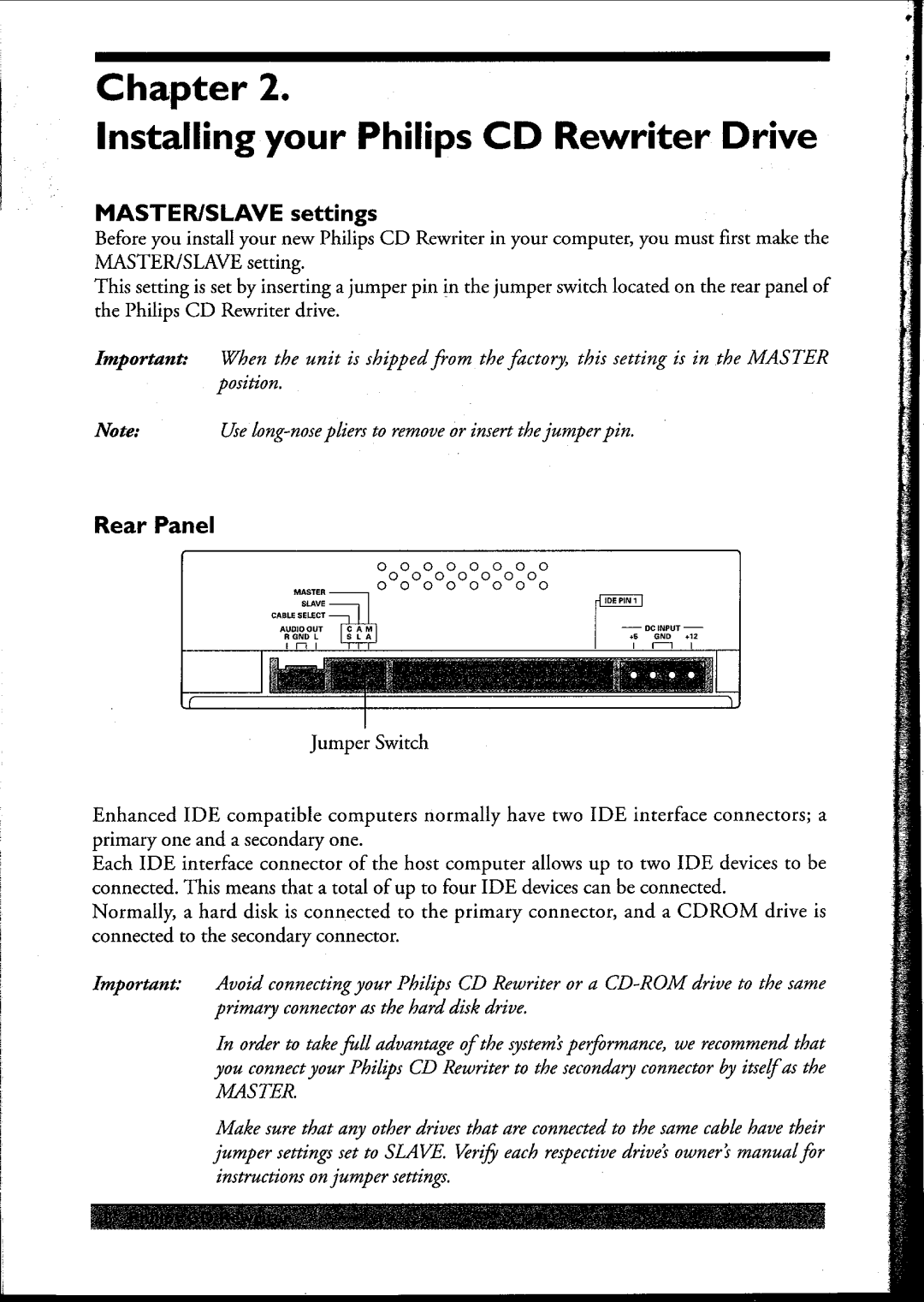 Philips PCRW404K/17 manual 