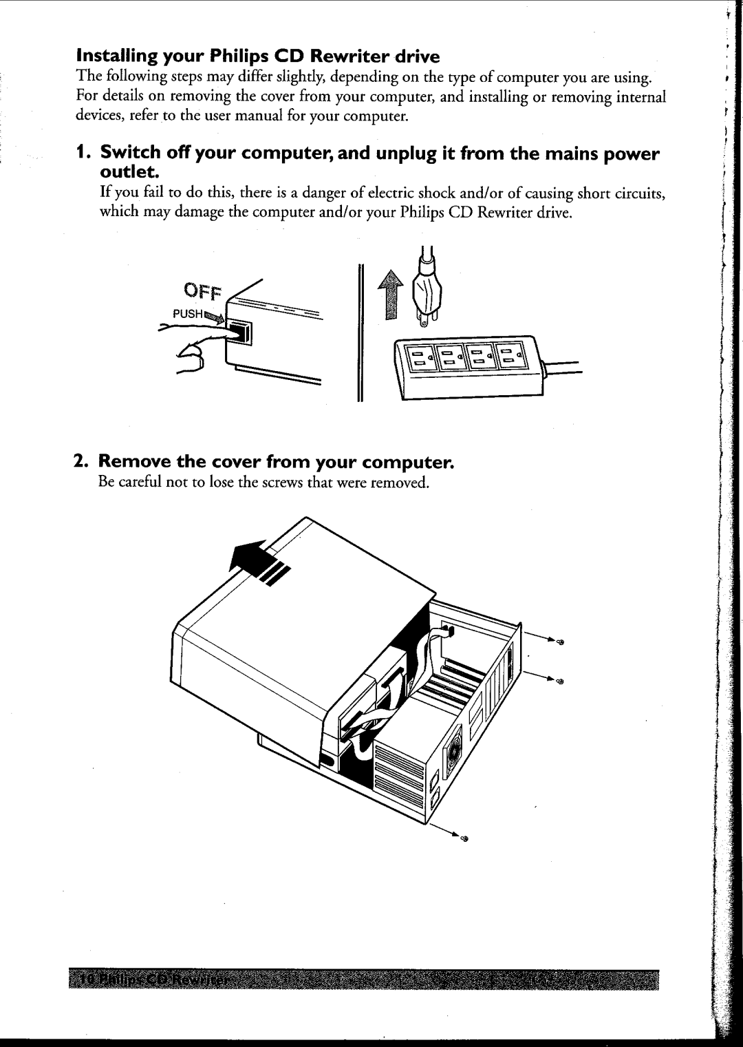 Philips PCRW404K/17 manual 