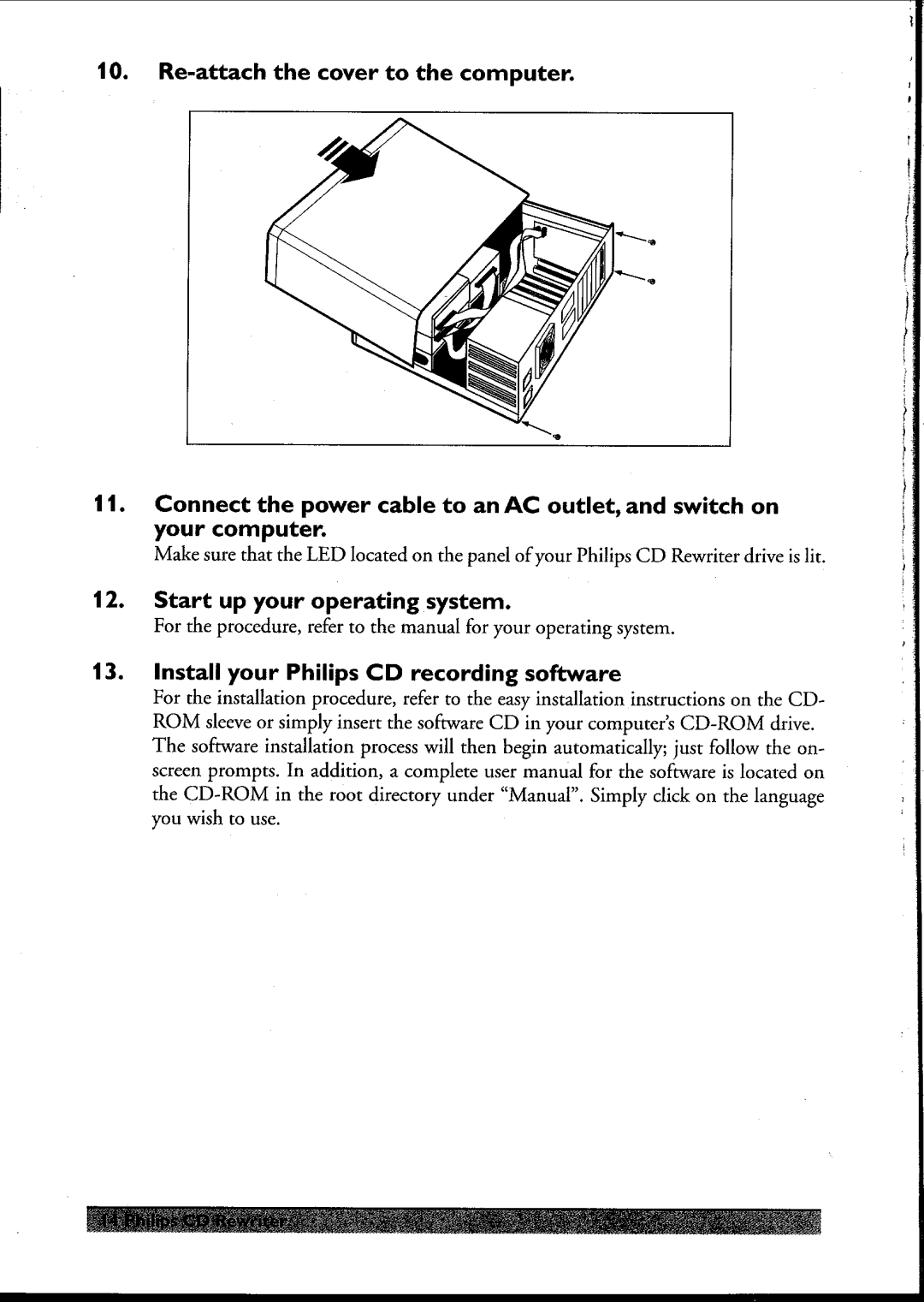 Philips PCRW404K/17 manual 