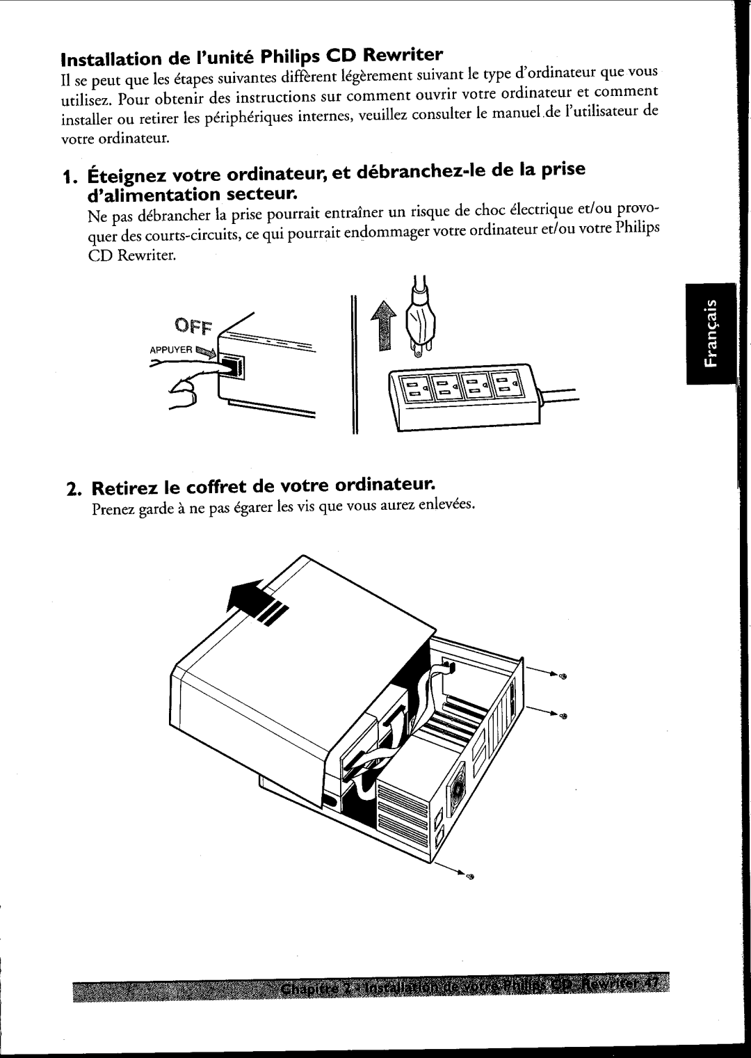 Philips PCRW404K/17 manual 