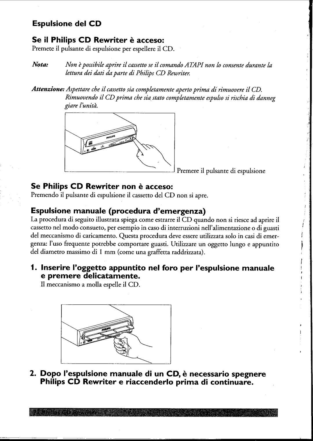 Philips PCRW404K/17 manual 