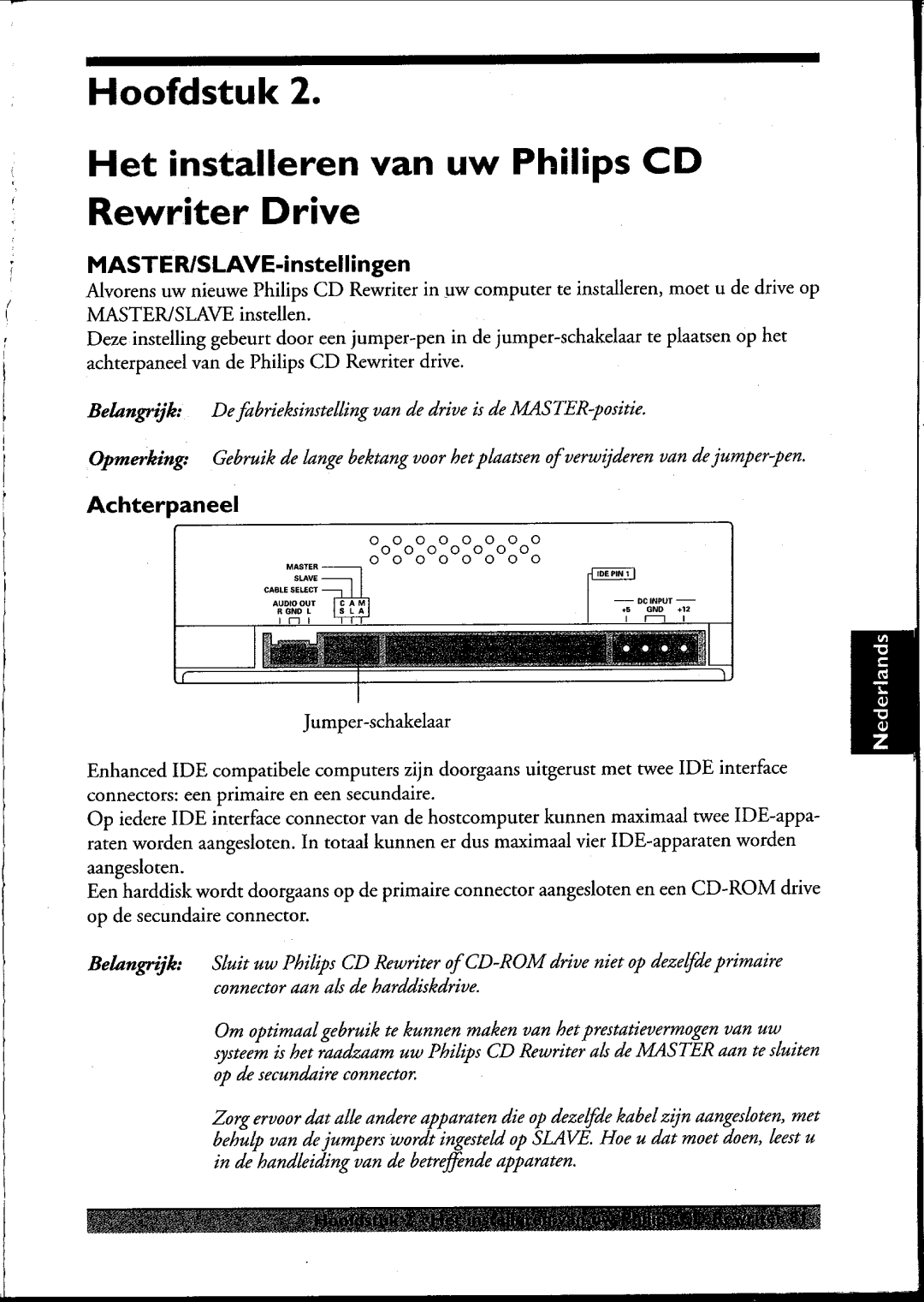 Philips PCRW404K/17 manual 