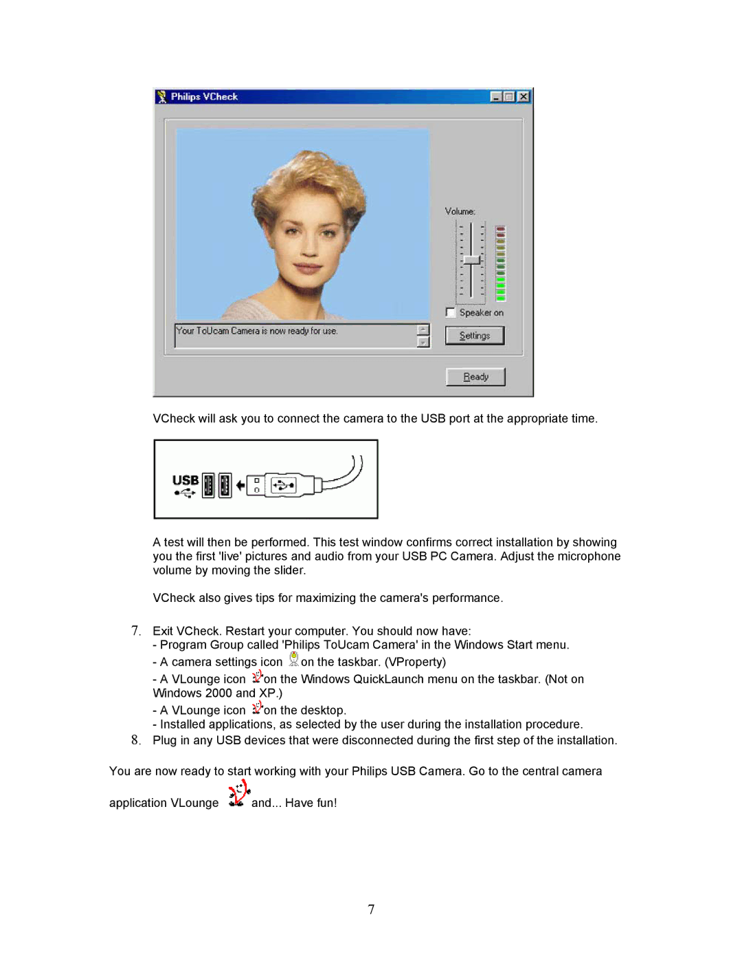 Philips PCVC740K99 technical specifications 