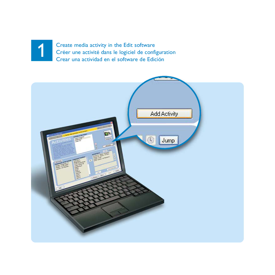Philips PCX9200 quick start Create media activity in the Edit software 