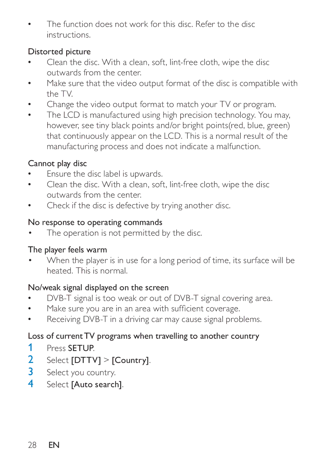 Philips PD7005 user manual 