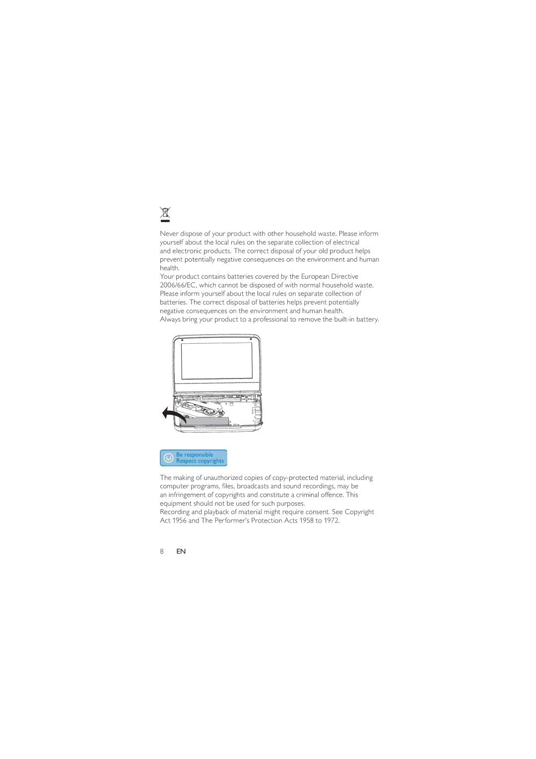 Philips PD7010/93 user manual 