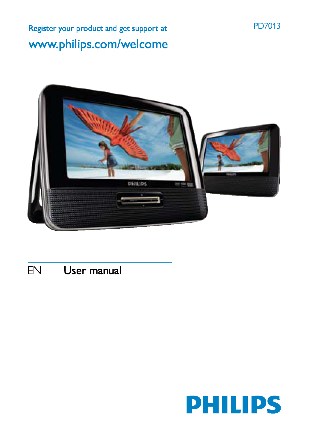 Philips PD7013/79 user manual EN User manual, Register your product and get support at 