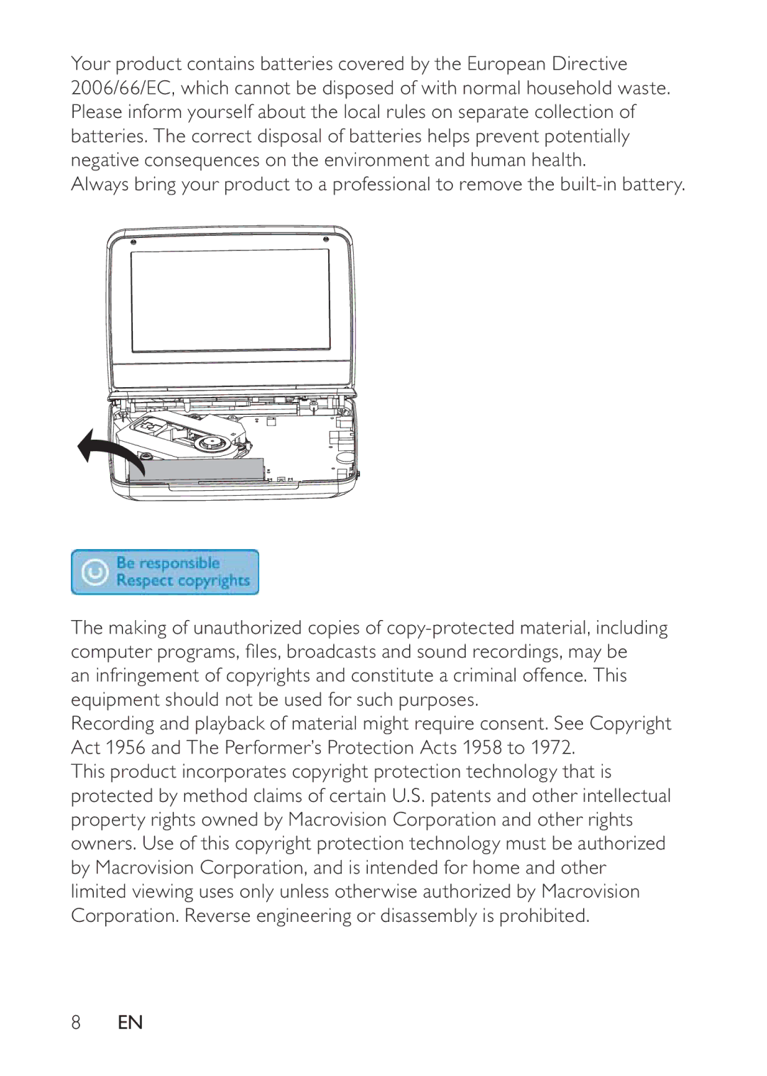 Philips PD7020/12 user manual 