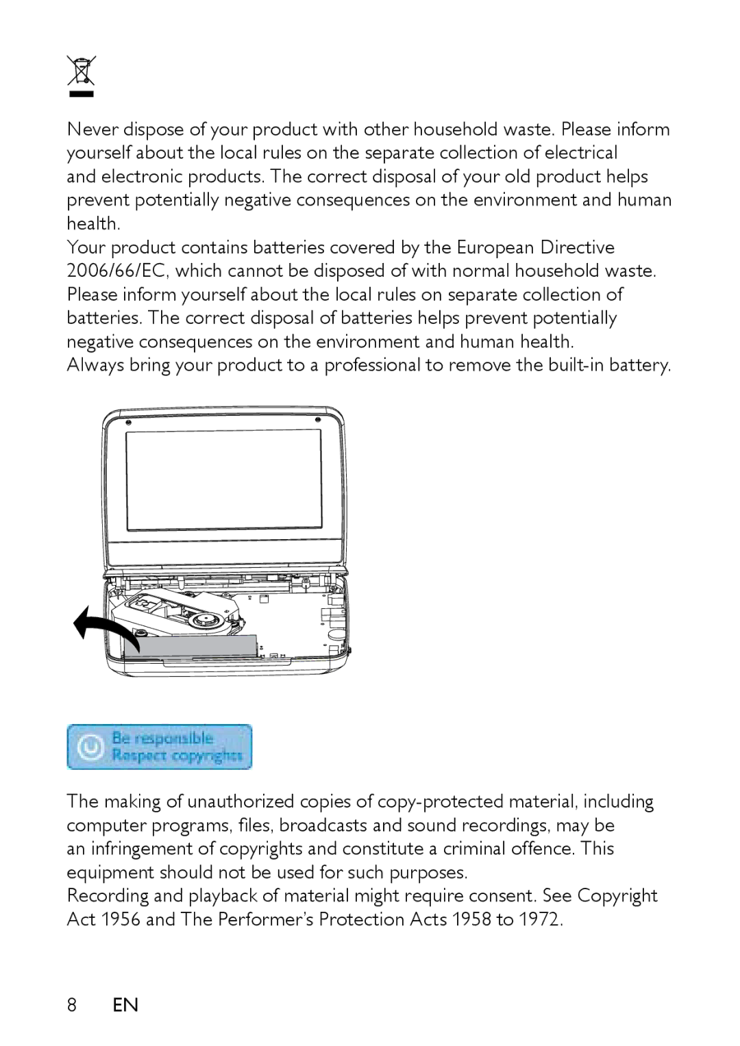 Philips PD7020/51 user manual 