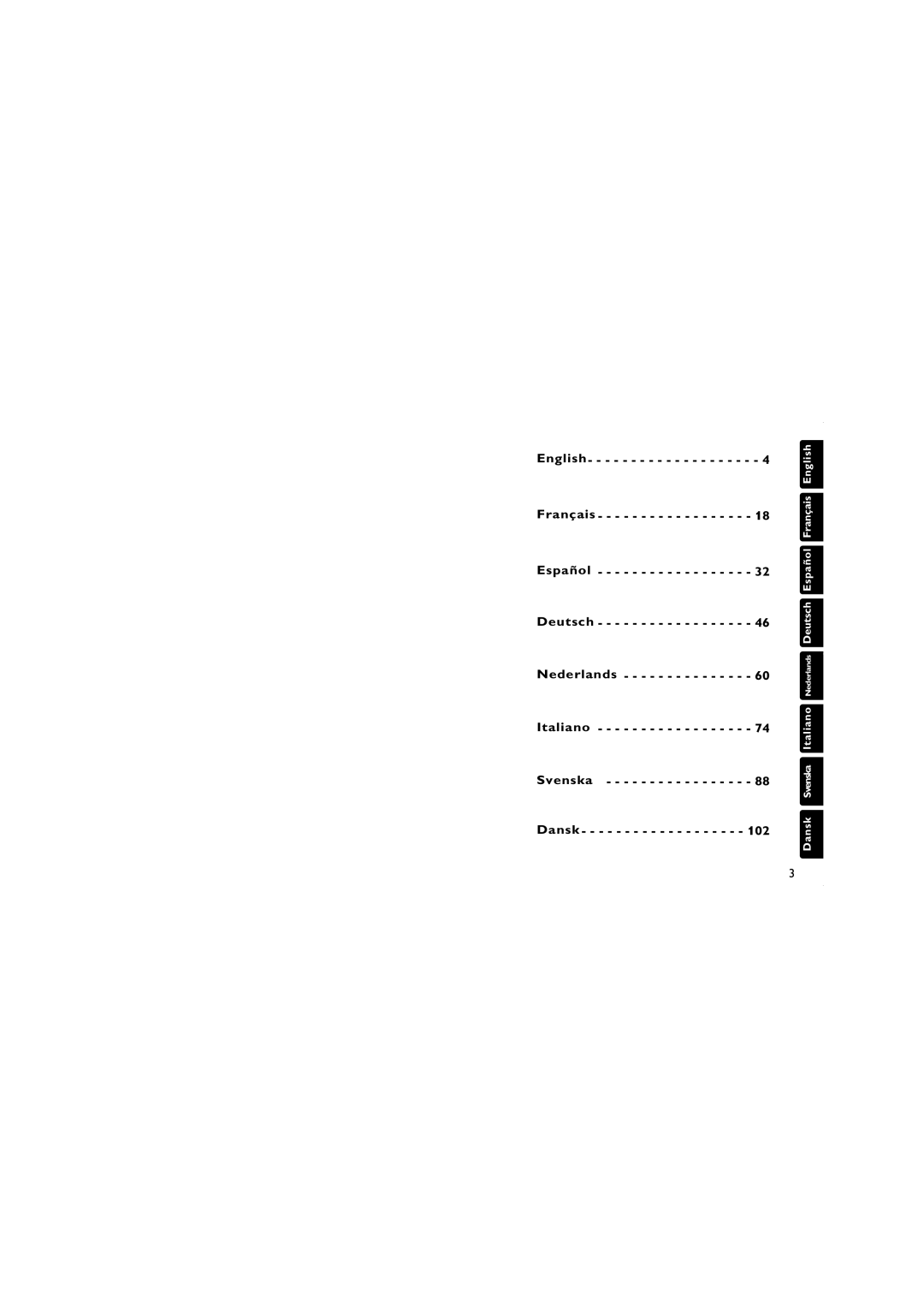 Philips PET723/12 user manual 