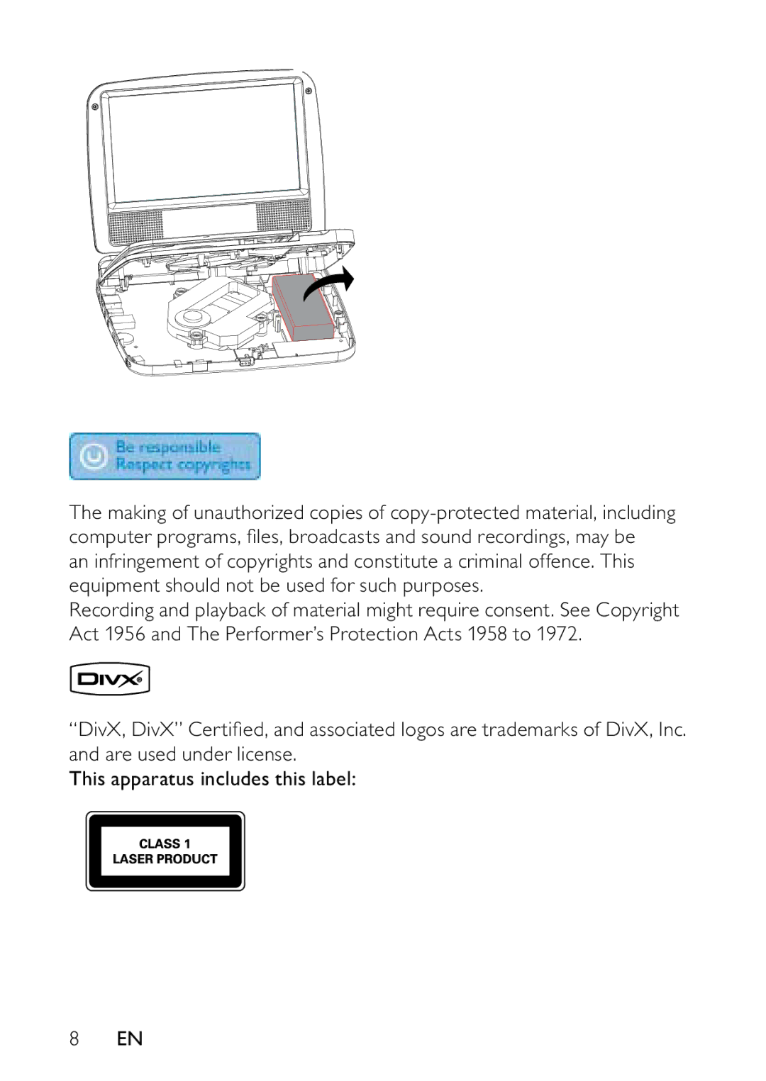 Philips PET736C/55 user manual 