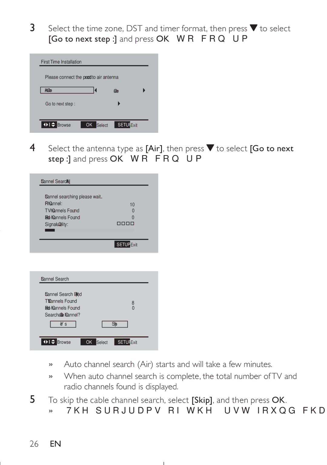 Philips PET749/37 user manual 26 EN 