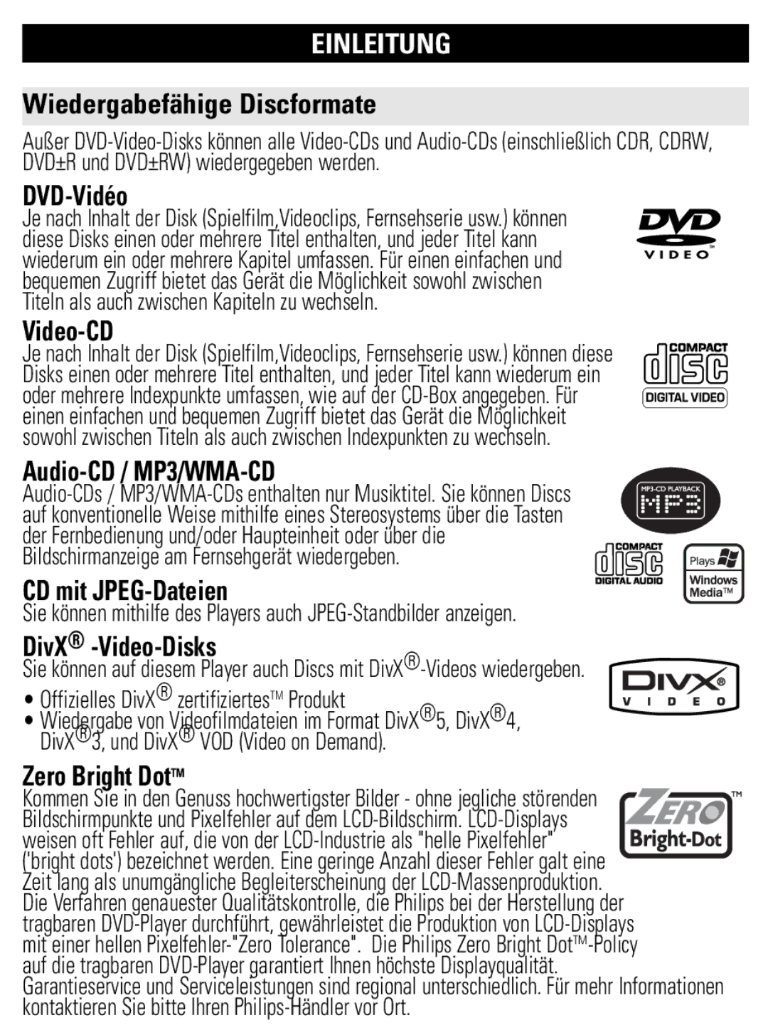 Philips PET821 PET825 user manual Einleitung 