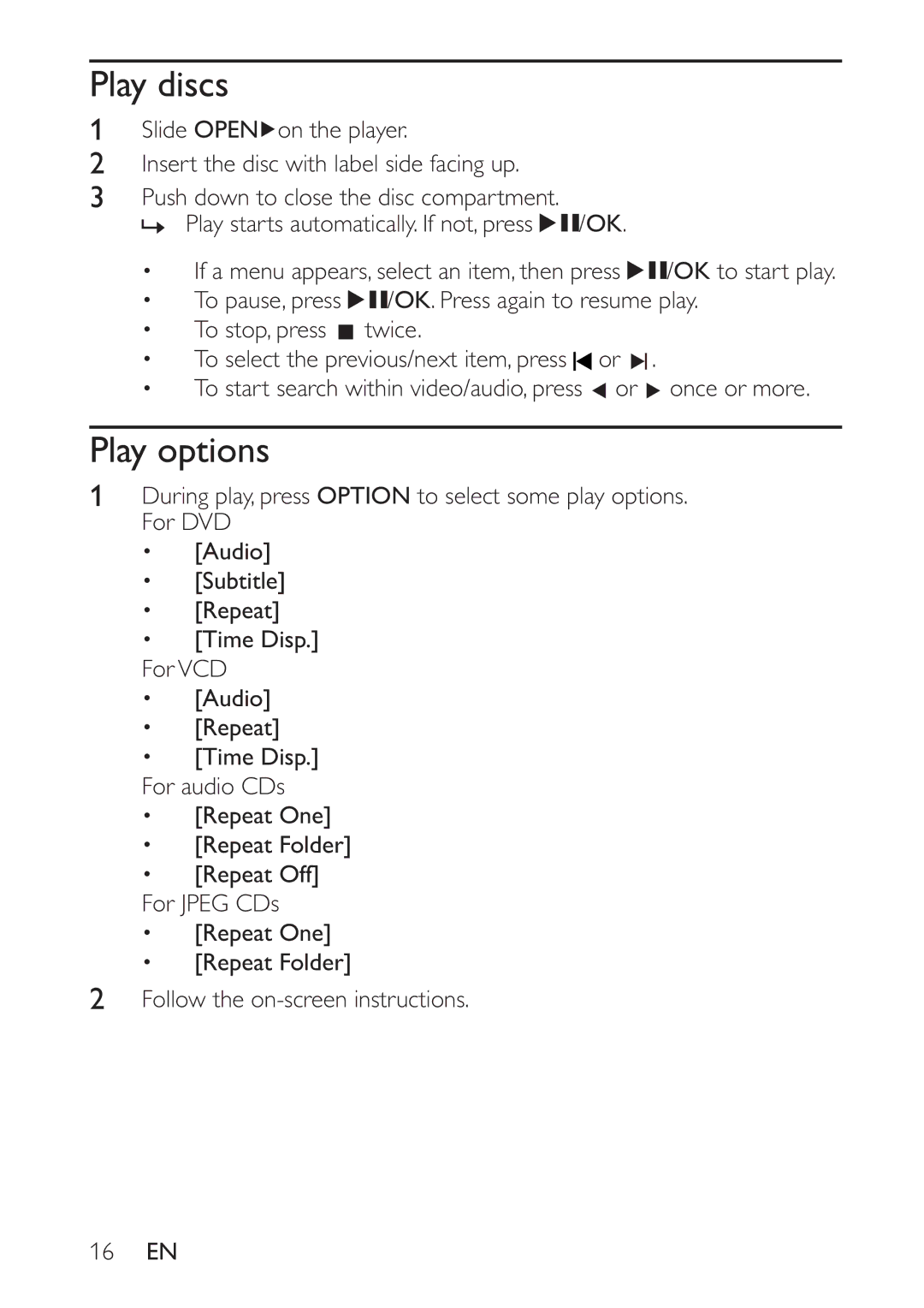 Philips PET941D/58 user manual ‡ 6XEWLWOH@, ‡ 5HSHDWROGHU@ 