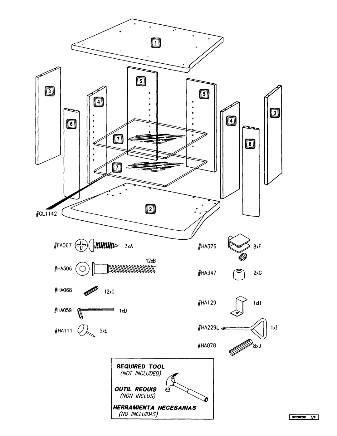 Philips PH321RFS01 manual 