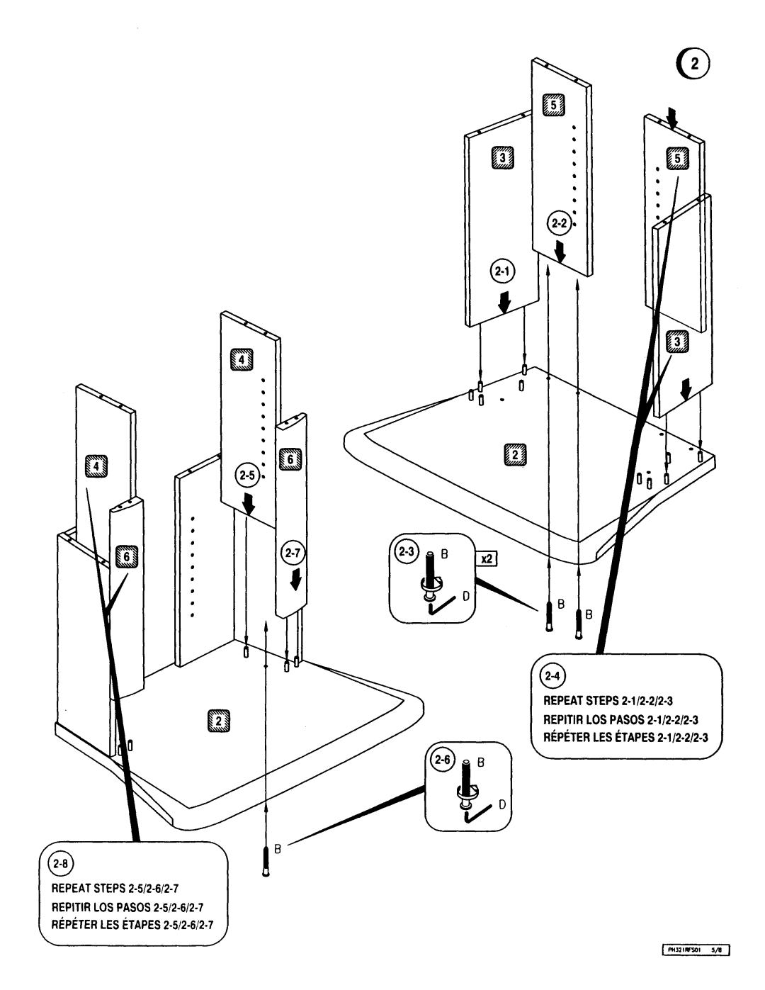 Philips PH321RFS01 manual 