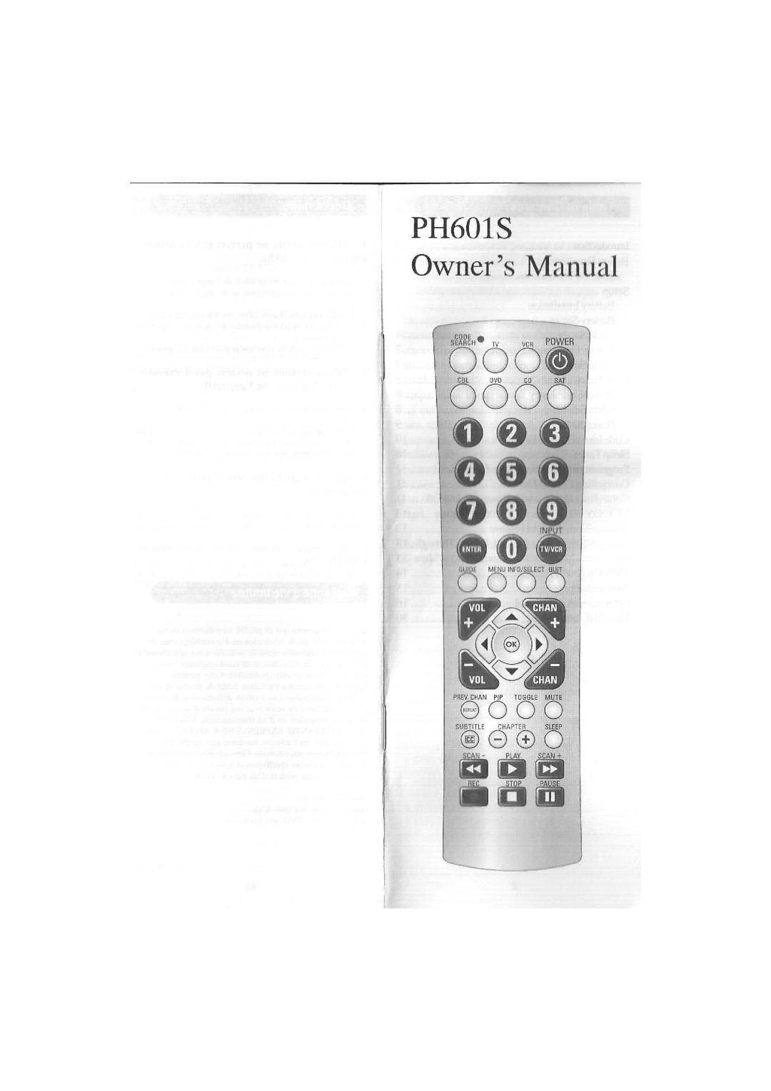 Philips ph601s manual 