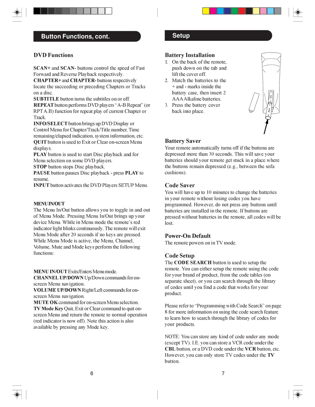 Philips PM-4S 4 manual DVD Functions, Setup 