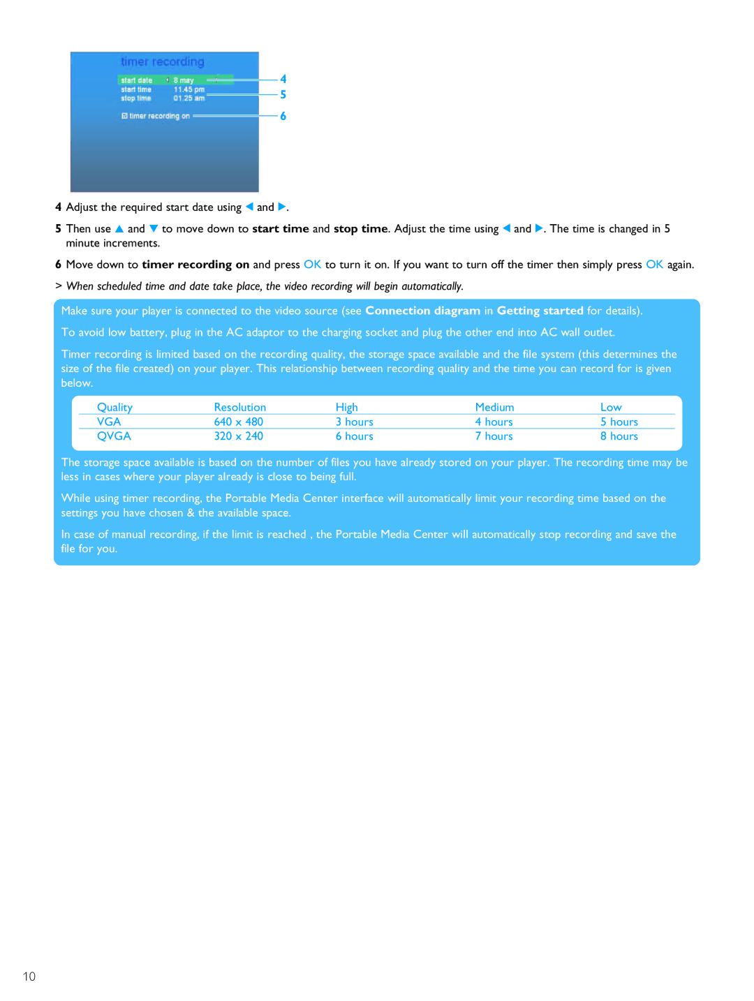 Philips PMC7230 user manual Vga 