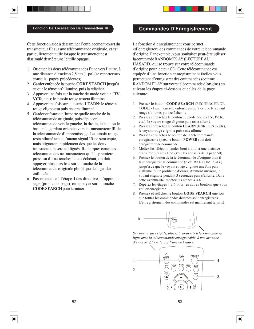 Philips pmdvd6 manual Commandes D’Enregistrement 