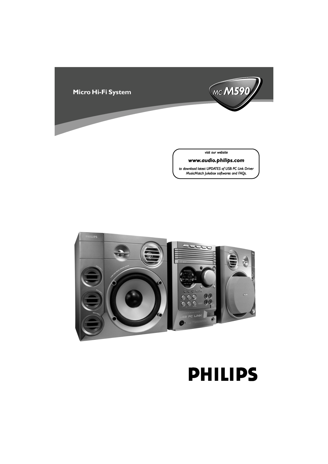 Philips pmn manual MC M590, Micro Hi-FiSystem 