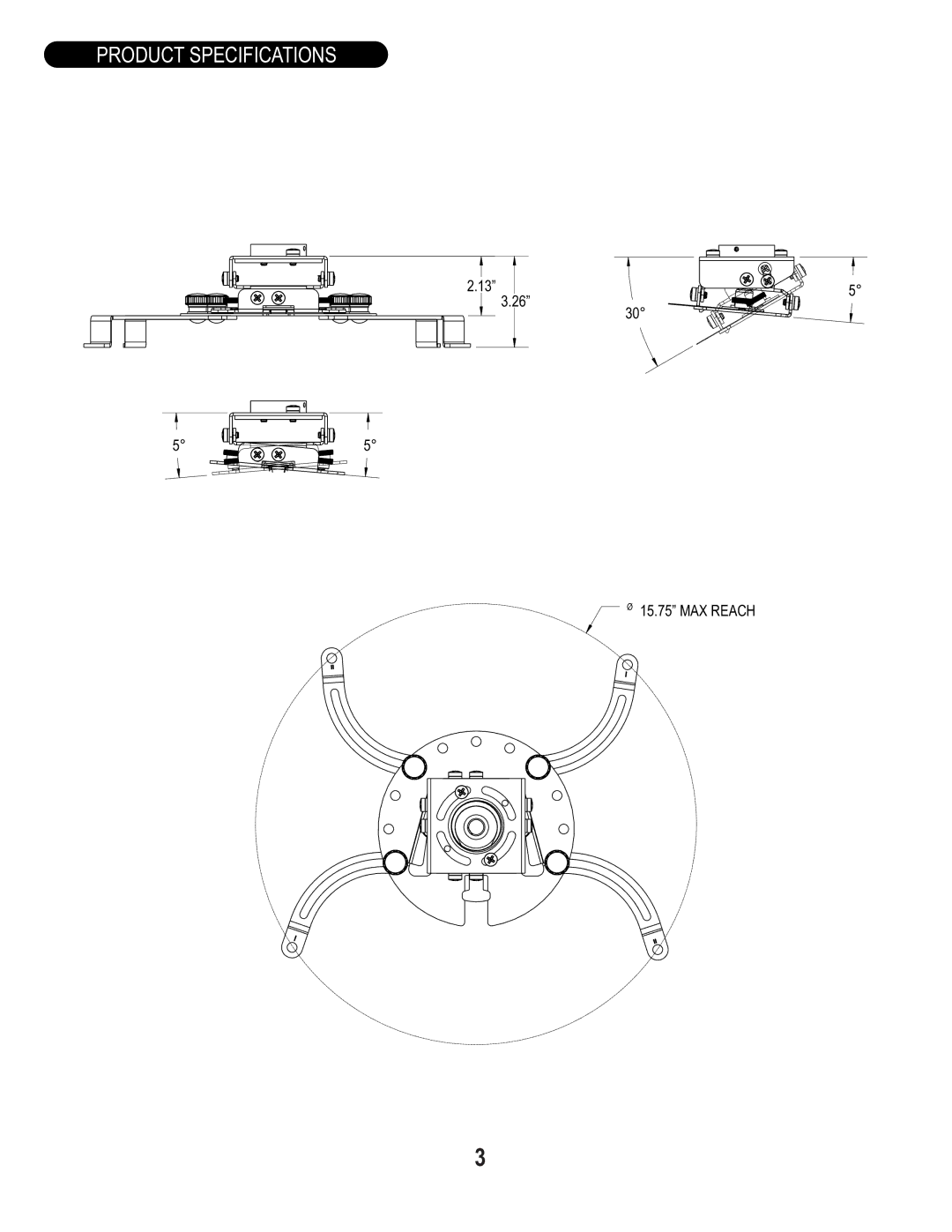 Philips PMU50 warranty Product Specifications 