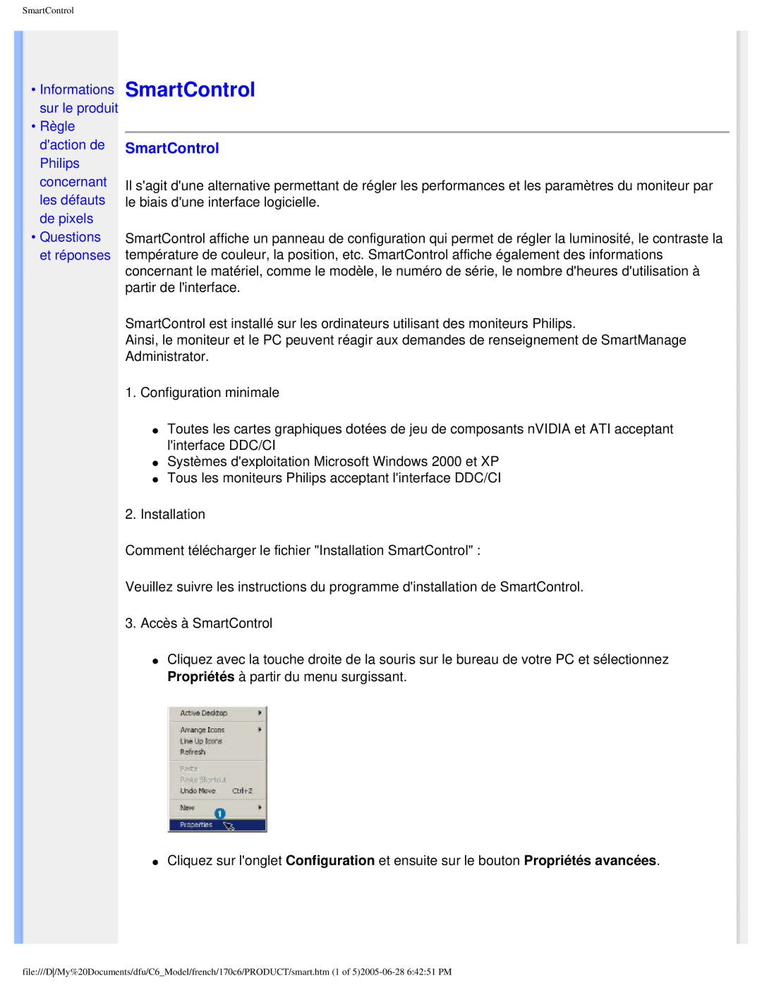 Philips PN-93, PN-89, T-42107, E-06251 user manual SmartControl 