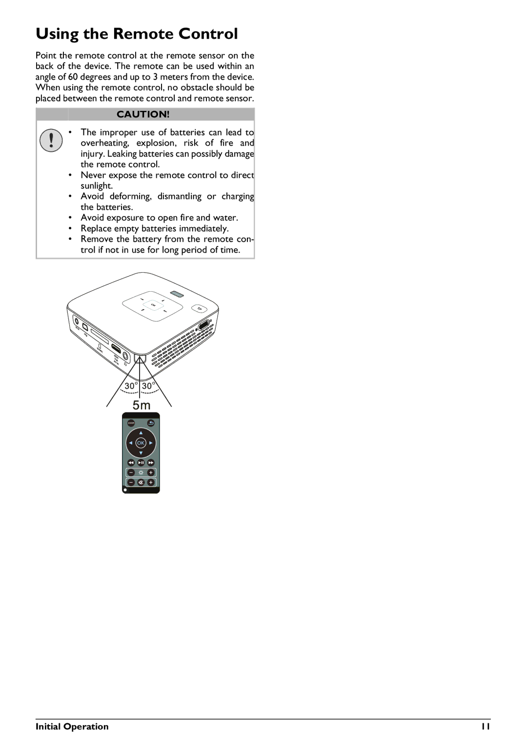 Philips PPX2450 user manual Using the Remote Control 