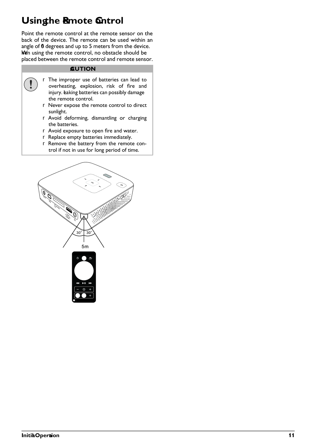 Philips PPX3410, PPX3407 user manual Using the Remote Control 