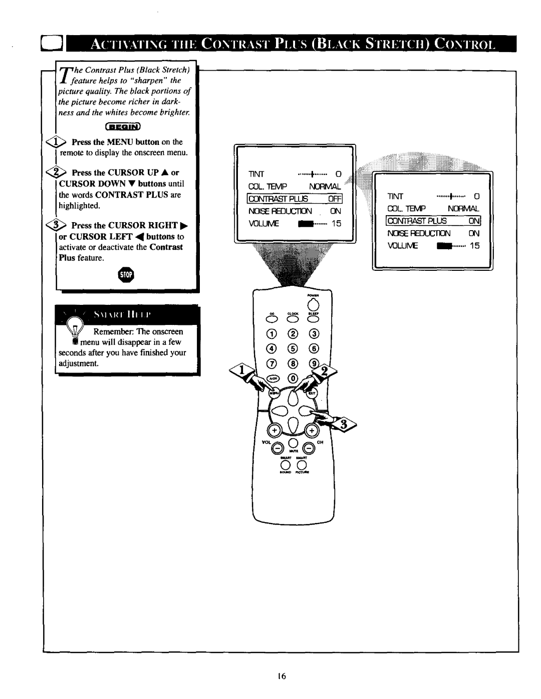 Philips PRI39IXI manual Rnt, NOISEREDUCrIION, COL.TEMP Normal Volume, Noisefied 