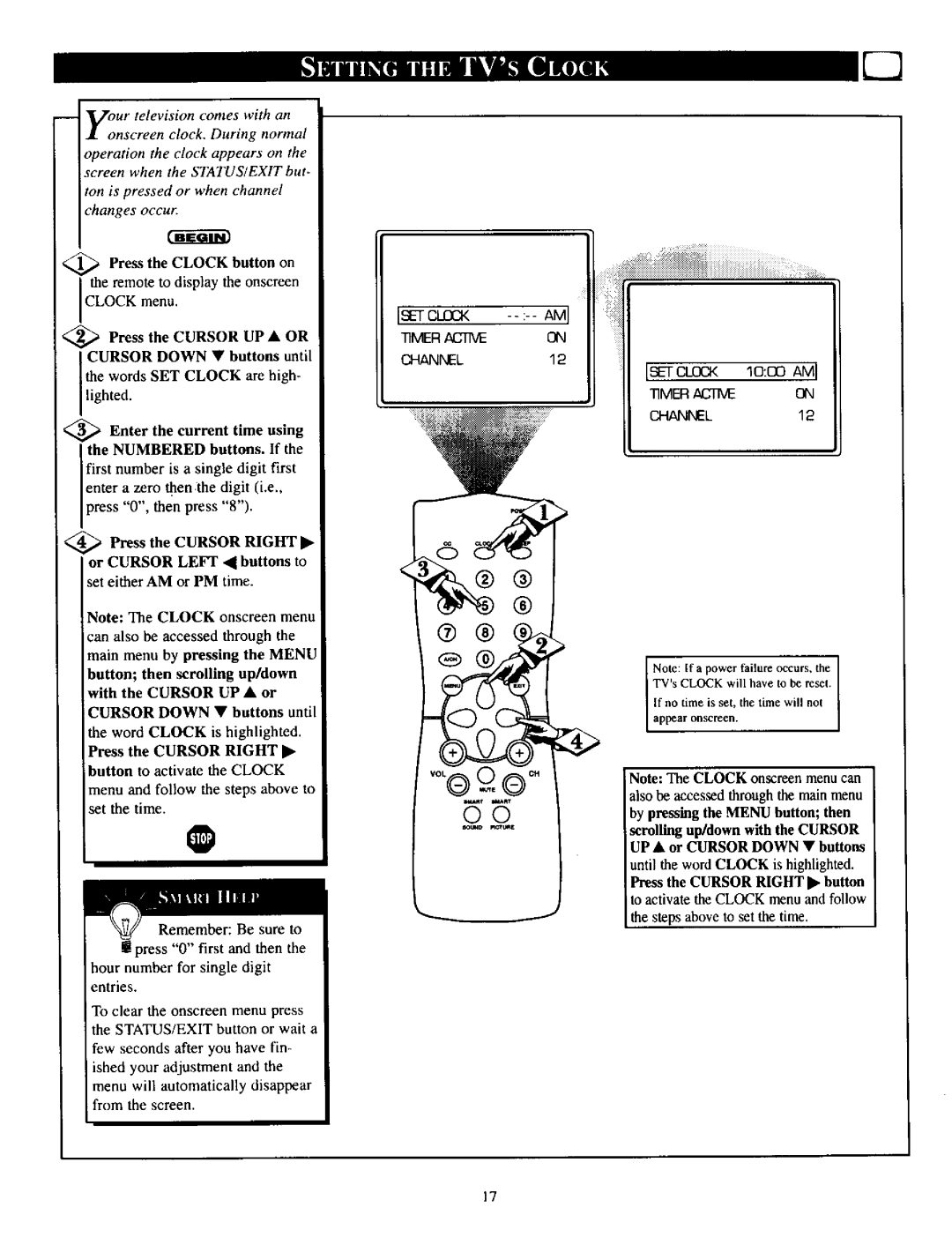 Philips PRI920CI manual Cursor Down buttons until, T1MERACTIVE on CHANNEL12 Setclock 1000 AMI, TIMERACqqk on 