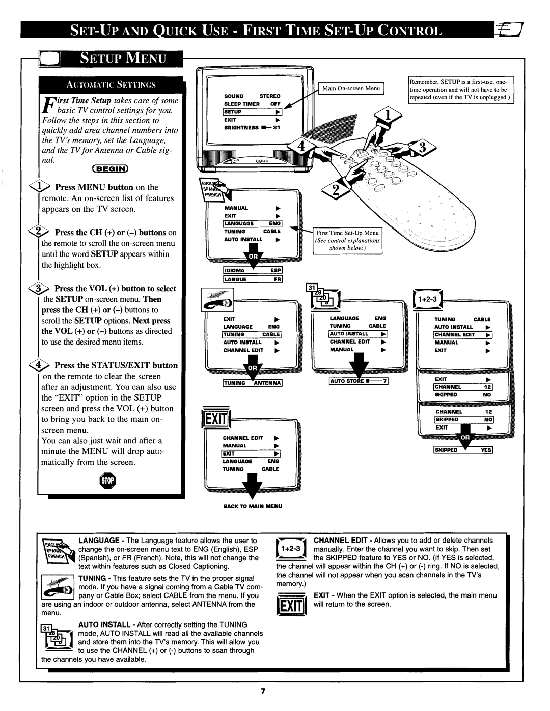 Philips PS1944C manual 