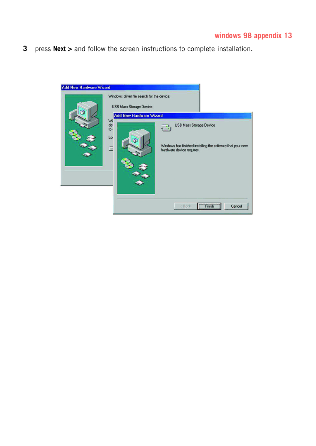 Philips psaplay user manual Windows 98 appendix 