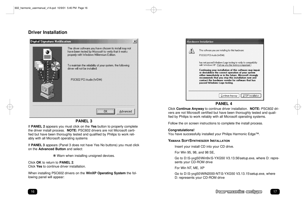 Philips PSC602 user manual Congratulations 