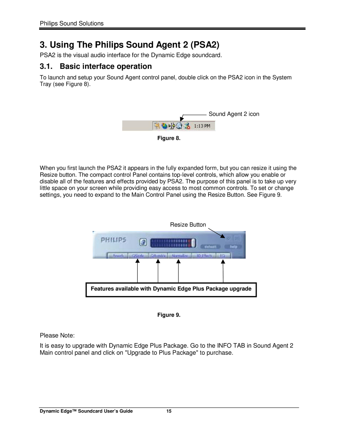 Philips PSC604 manual Using The Philips Sound Agent 2 PSA2, Basic interface operation 