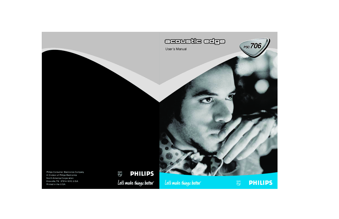 Philips user manual PSCPSC706706 