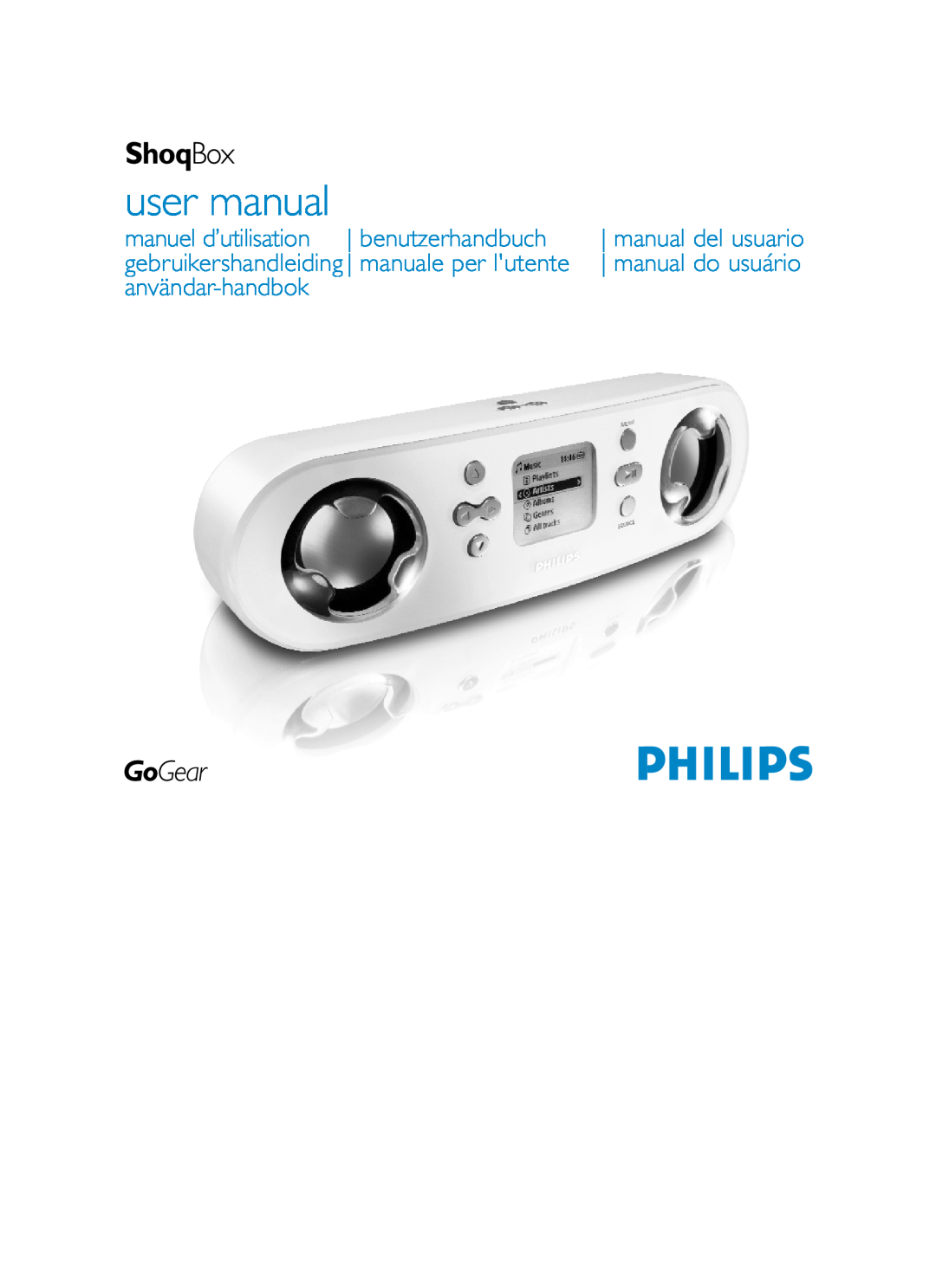 Philips PSS100 user manual manual del usuario manual do usuário 