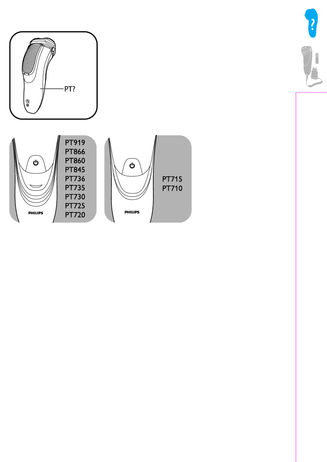 Philips PT730, PT860, PT736, PT735, PT715, PT710, PT725, PT845, PT866, PT720 manual Deze Icons Worden Geplaatst Door DTP Bureau 