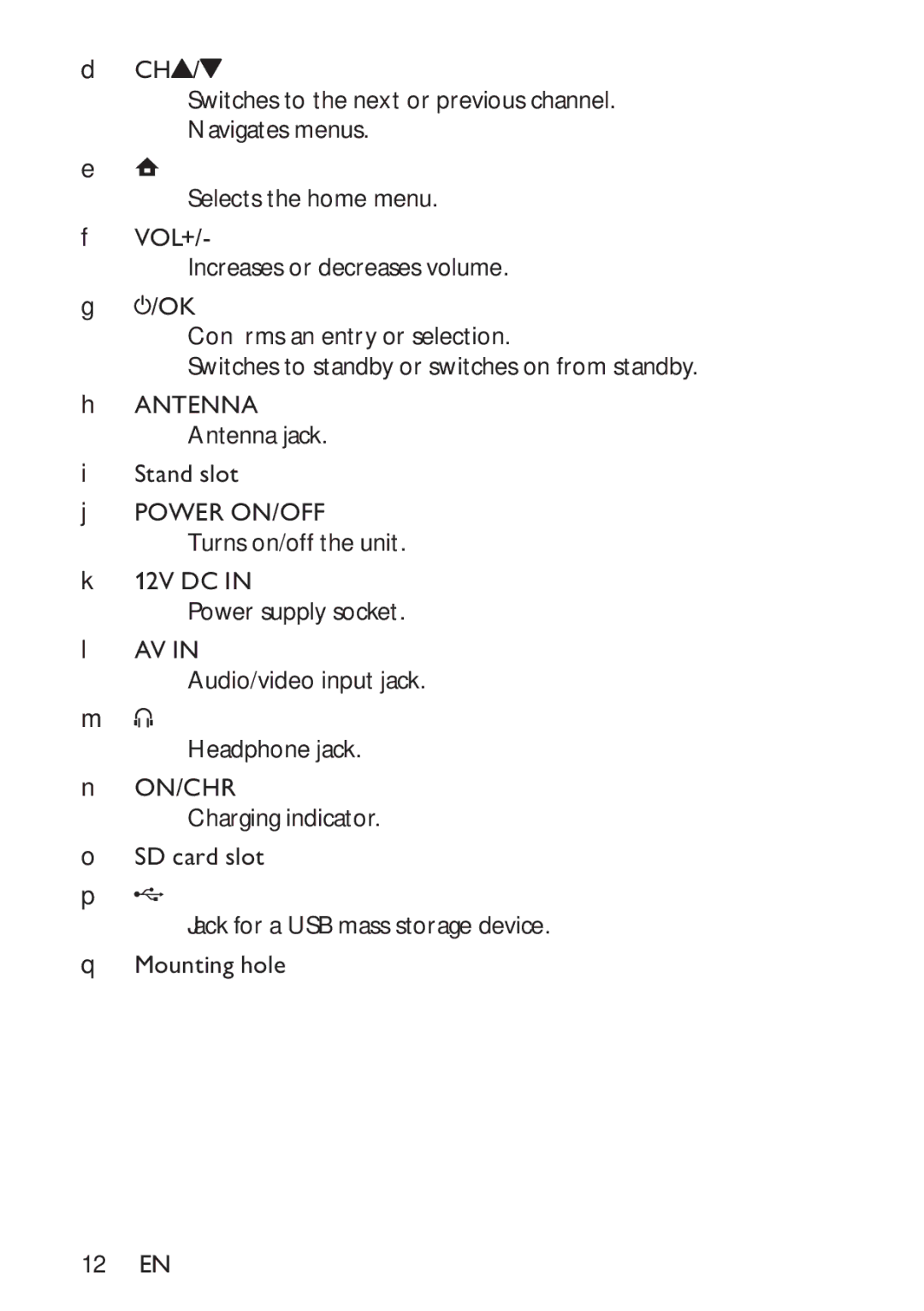 Philips PT9000/12 user manual 