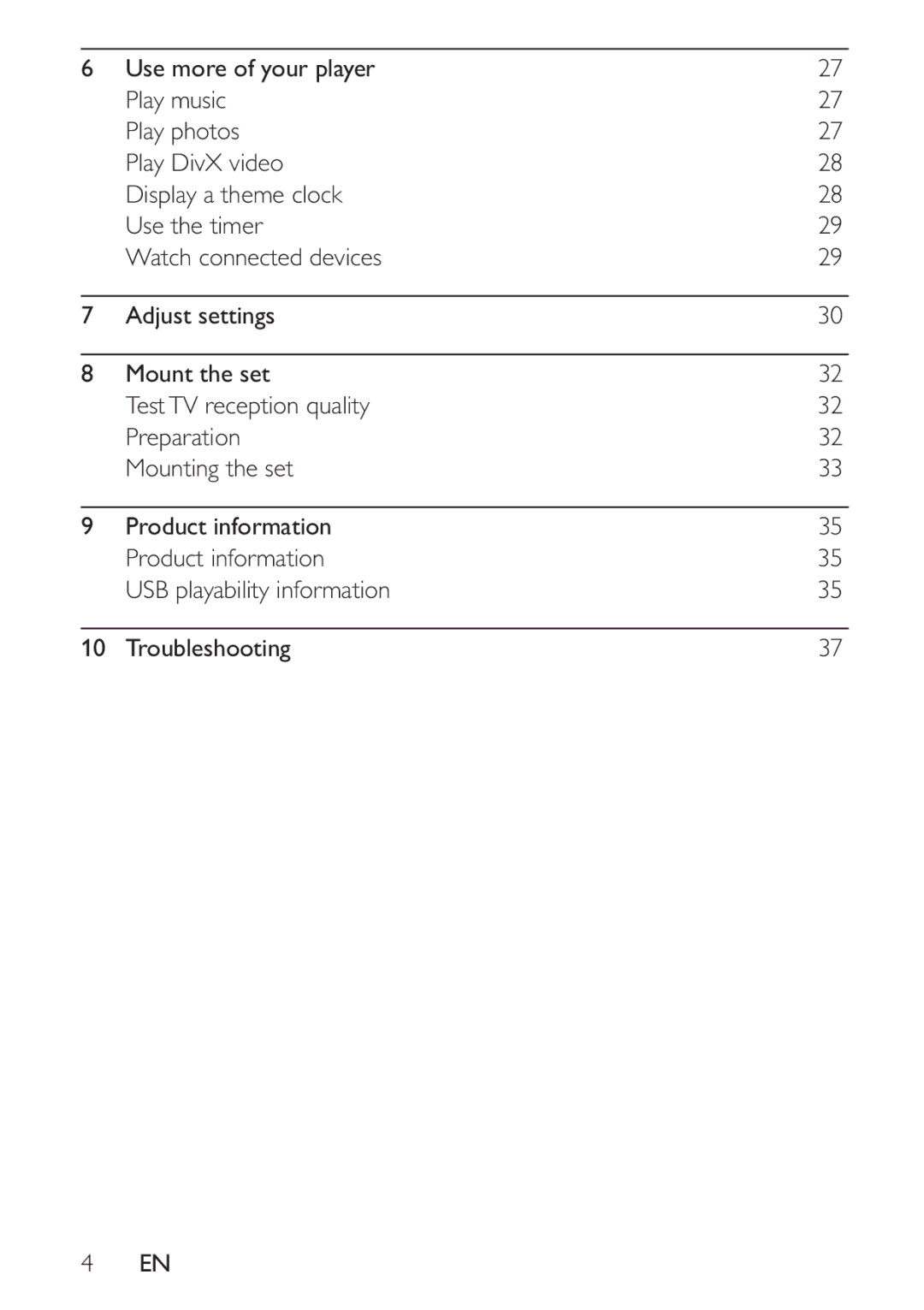 Philips PT9000/12 user manual 