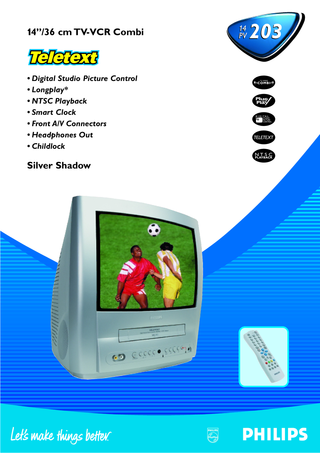 Philips PV 2031414 manual Silver Shadow 