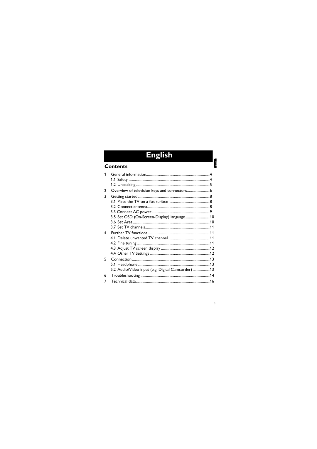 Philips PVD778 user manual English 