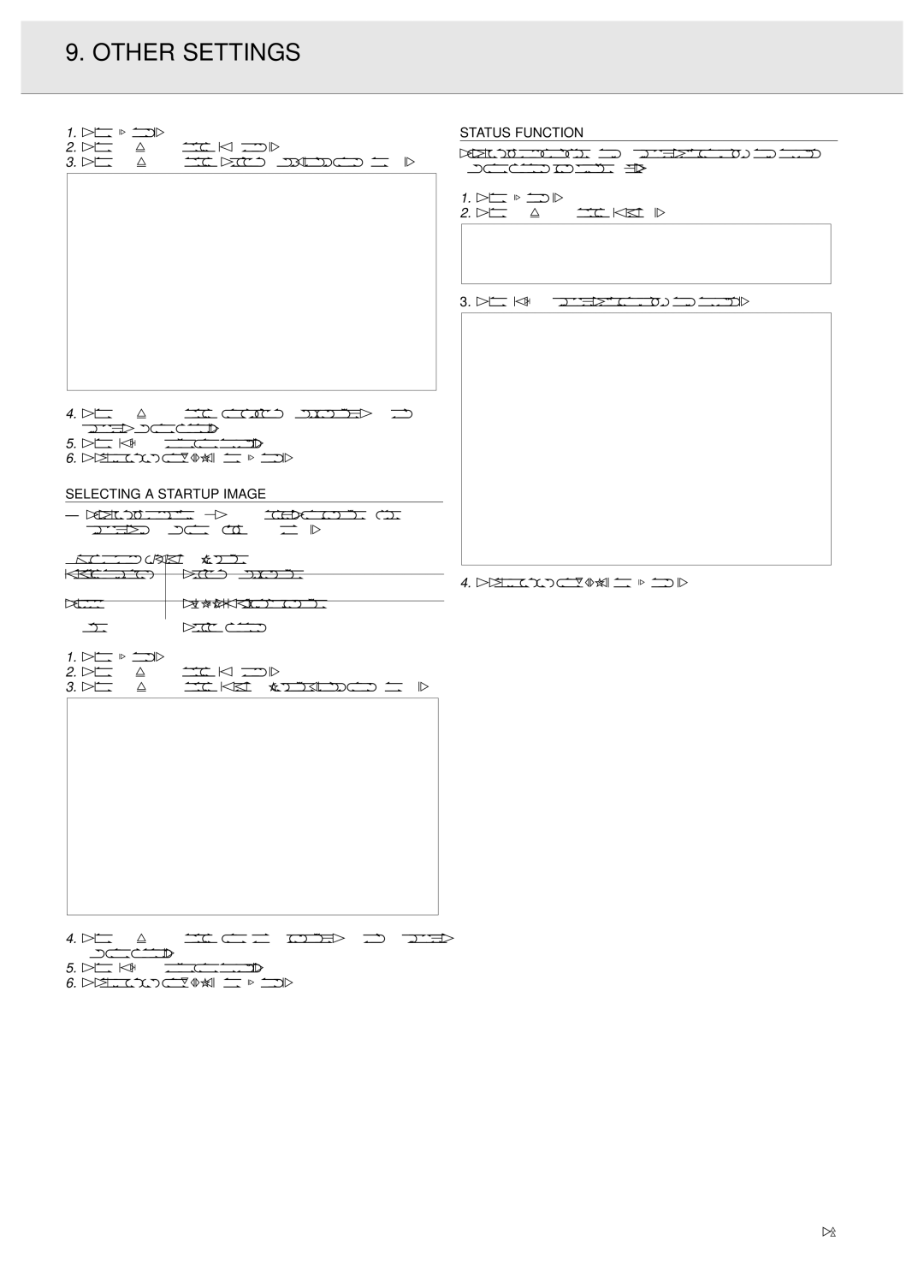 Philips PXG20 manual Selecting a Startup Image, Status Function 