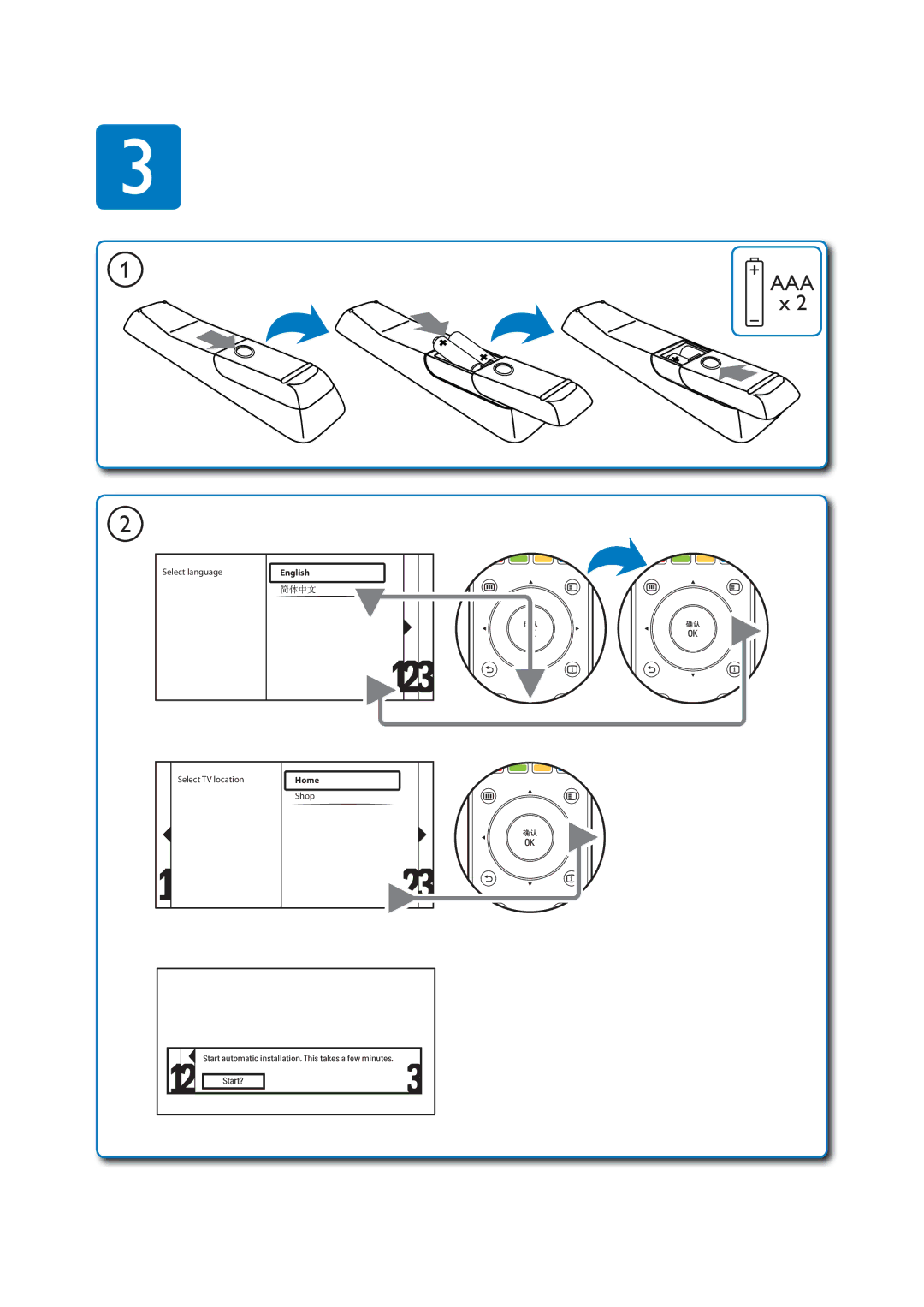 Philips Q41G78308136A manual AAA x 