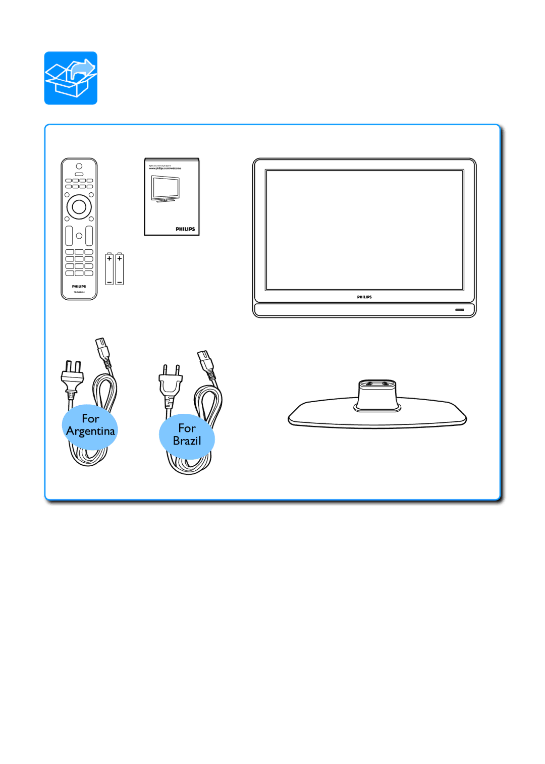 Philips Q41G78308138A manual For ArgentinaFor Brazil 