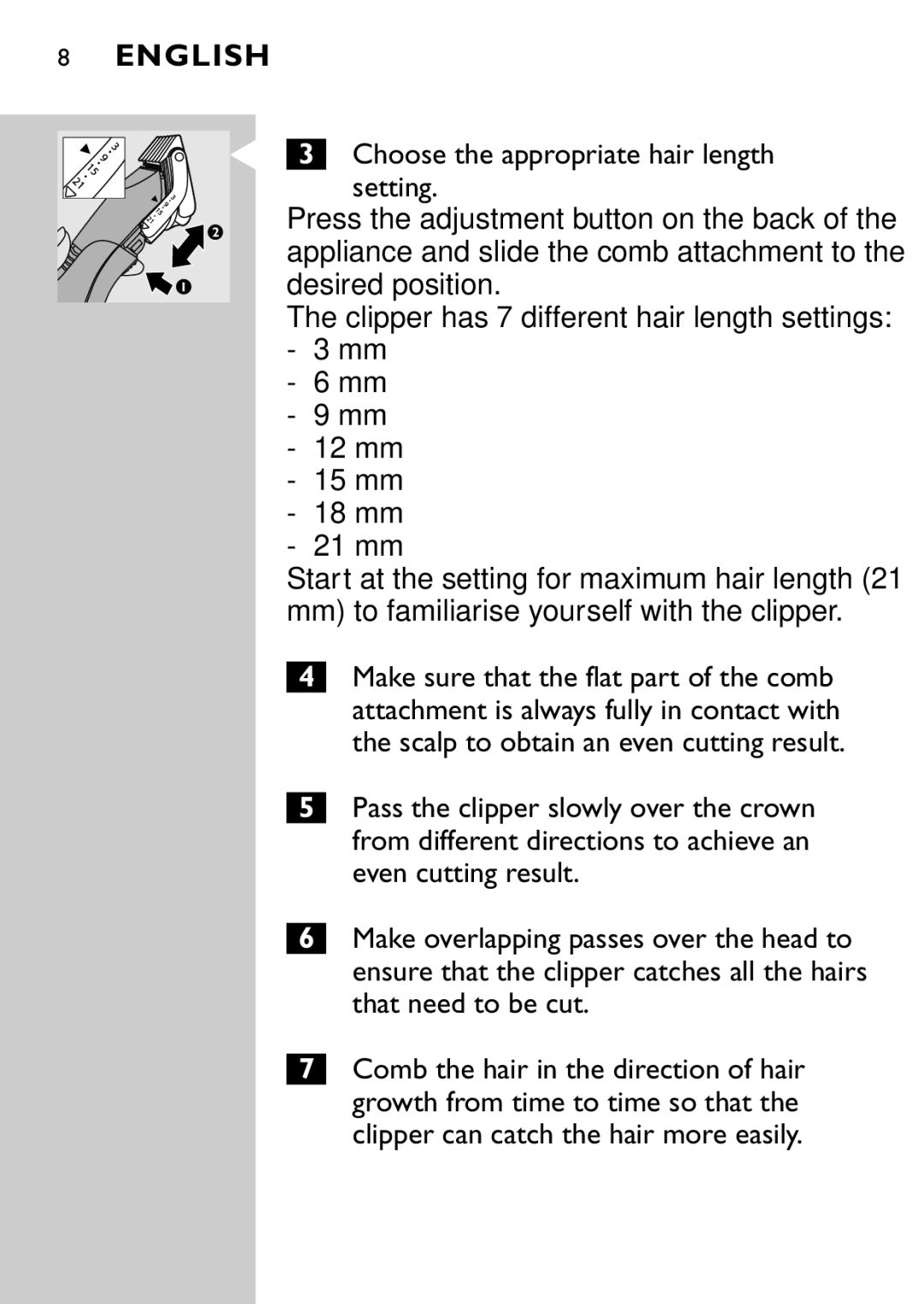 Philips QC5040 manual English 