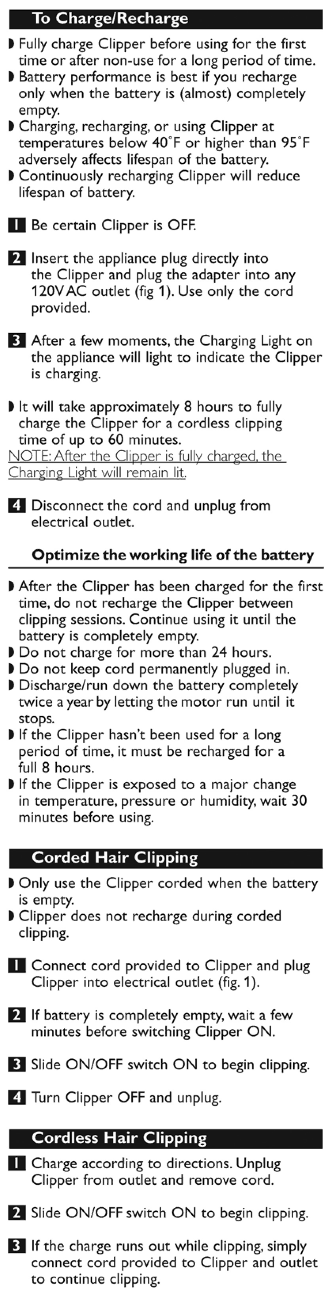 Philips QC5170/60 manual 