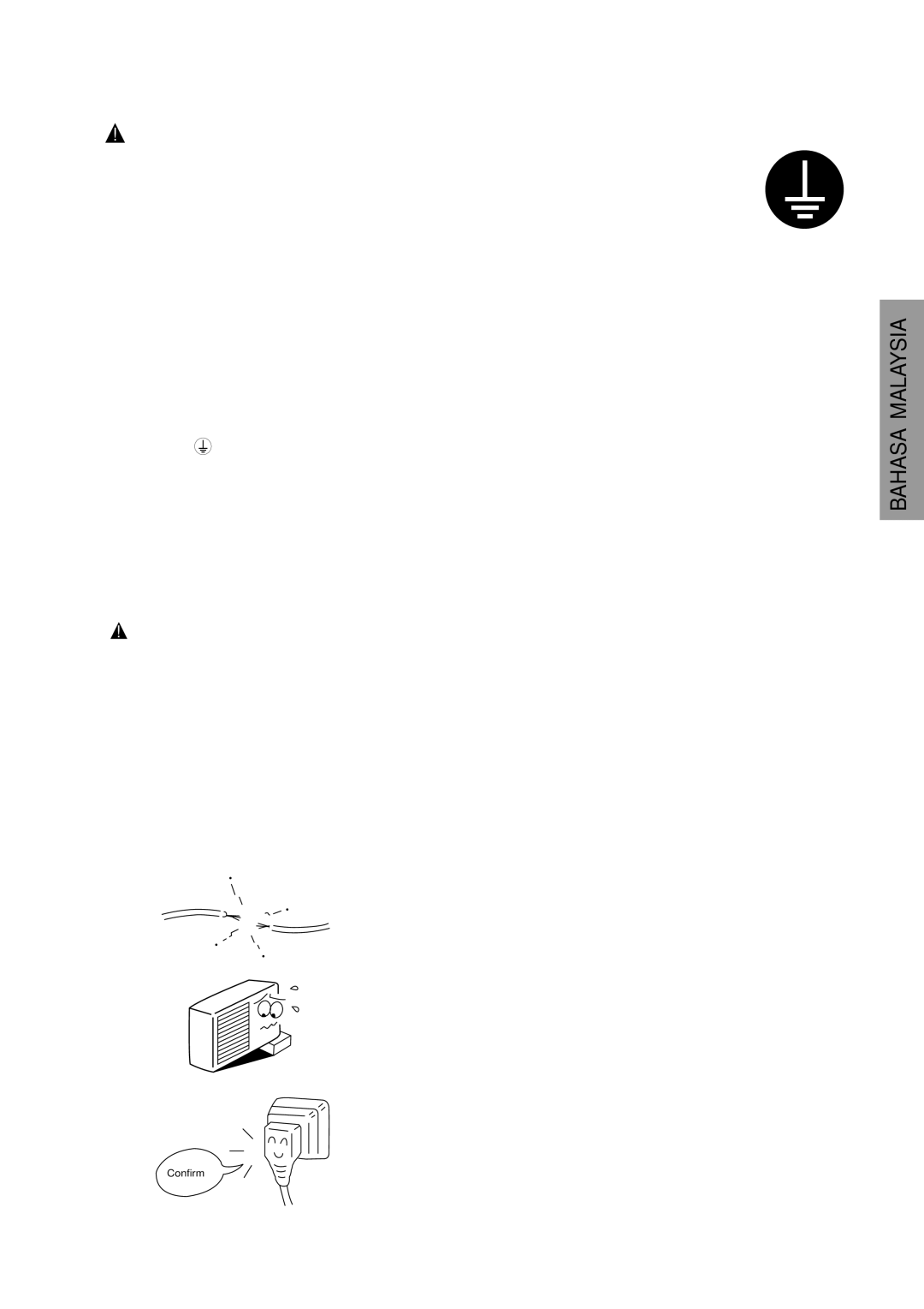 Philips RAC-18C9, RAS-18C9 instruction manual Pemeriksaan Dalam Jangka Masa Tertentu, Amaran, Penting 