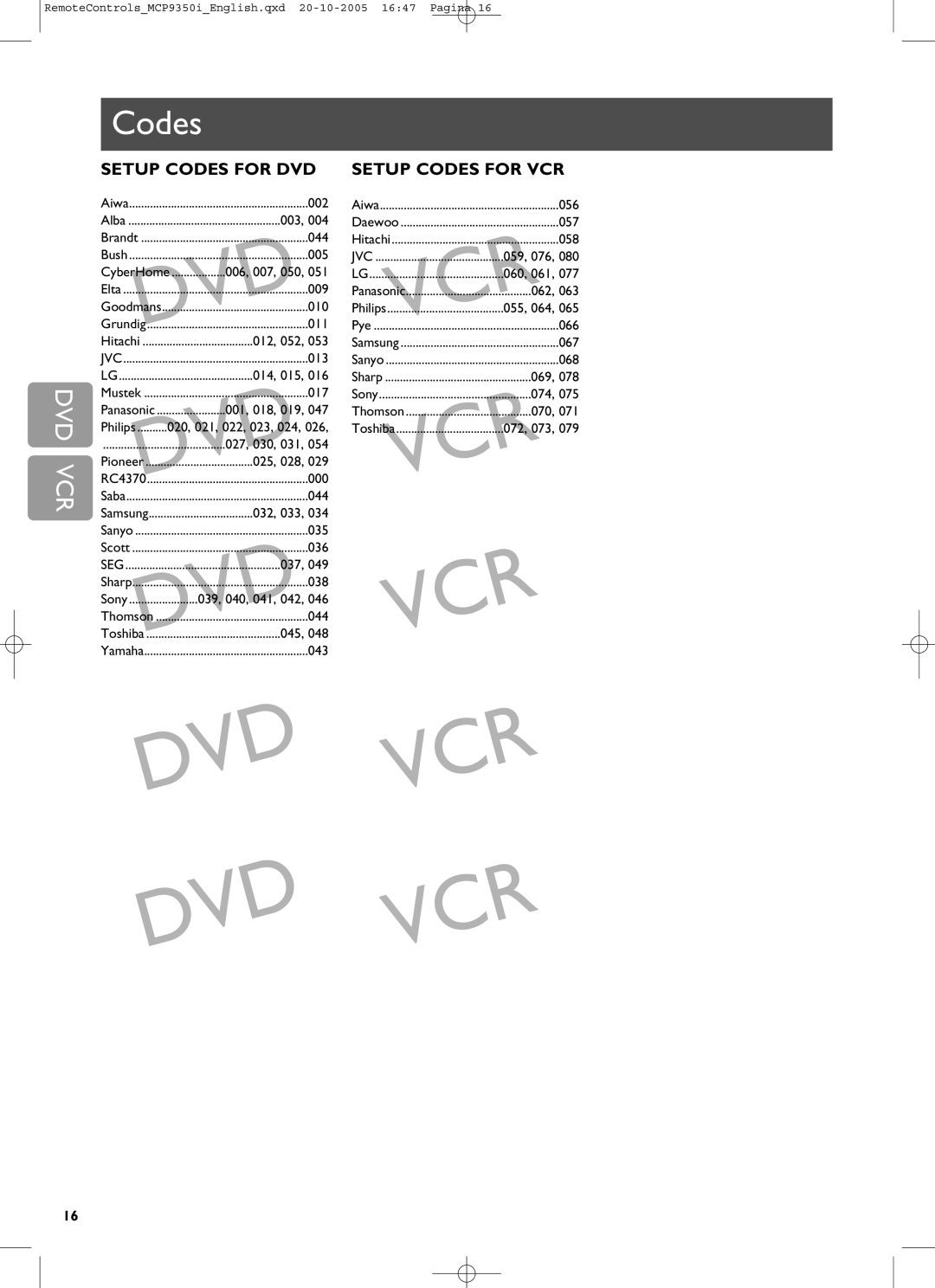 Philips RC4370 user manual Dvd 