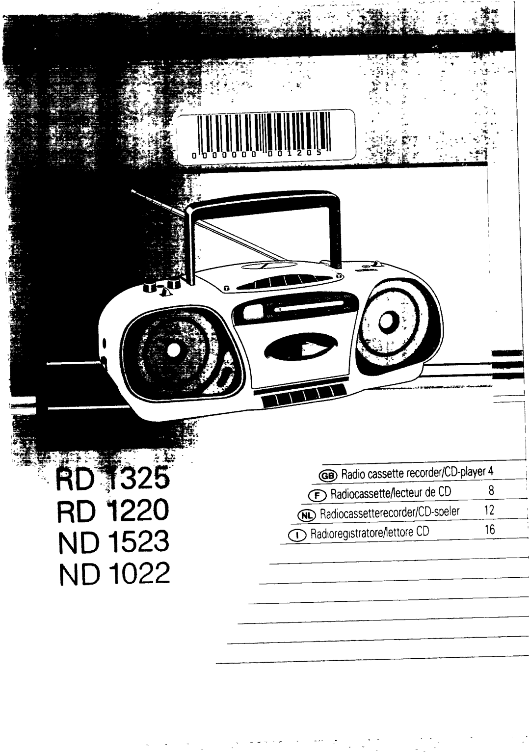 Philips RD 1523, RD 1022 manual 